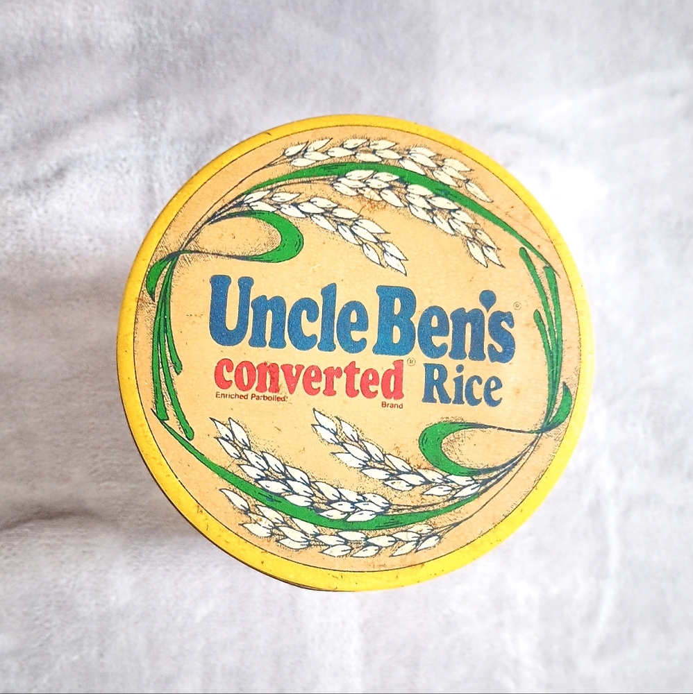Vintage 1985 Uncle Ben's Rice Tin